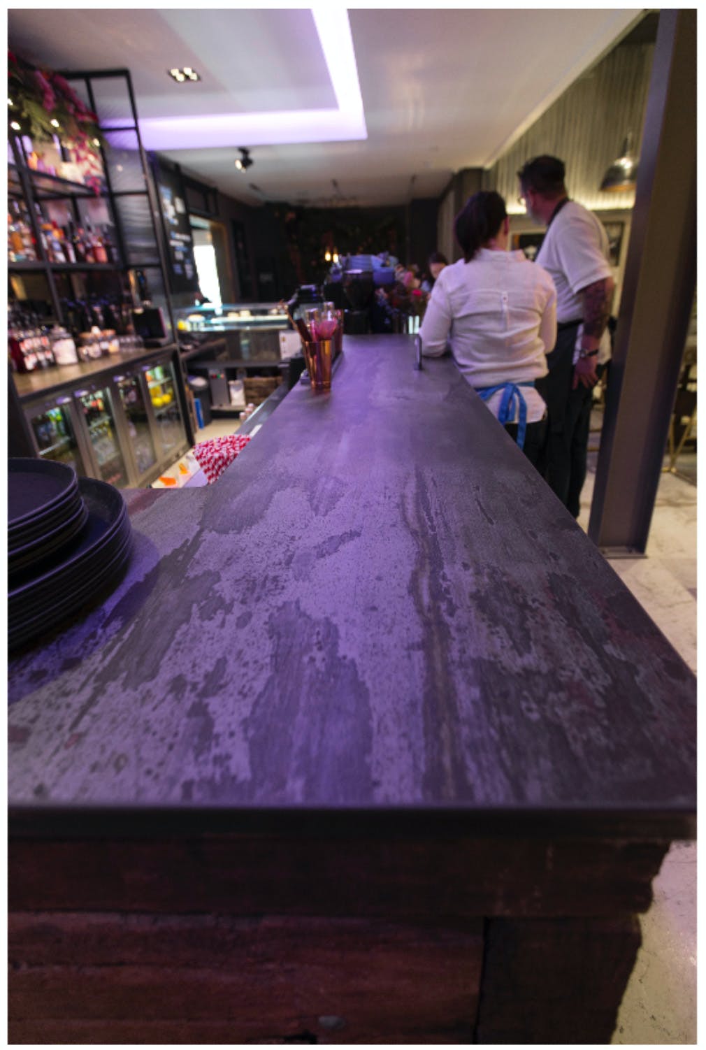 Image number 33 of the current section of Dekton Surfaces Help to Create an Industrial Look at the Eclectic ICE Café in Cosentino Ireland