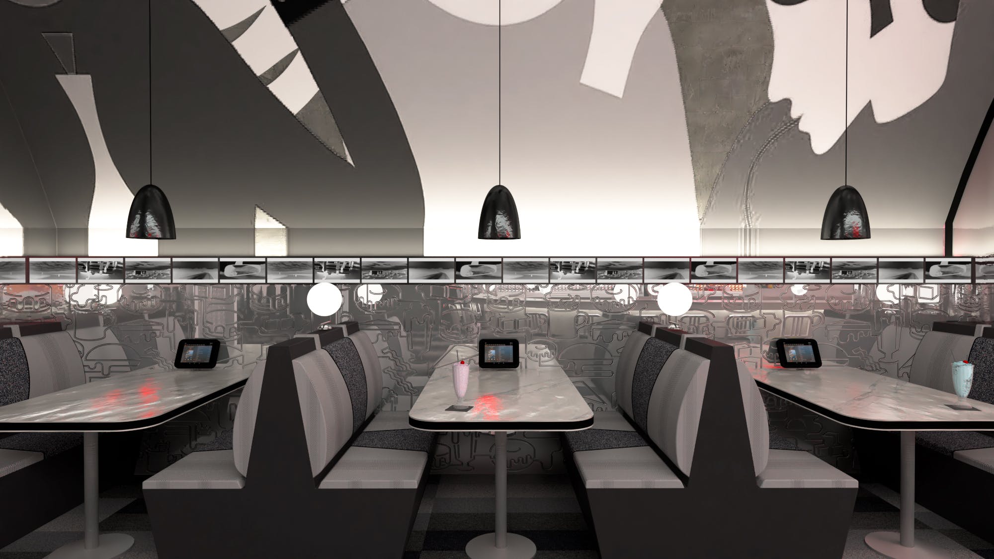 Imagem número 34 da actual secção de David Rockwell e o estúdio de design 2×4 escolhem as superfícies inovadoras da Cosentino para o The Diner no Salão do Móvel 2018 da Cosentino Portugal