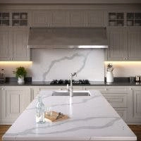 Image of Dekton Kitchen Bianco Calacatta 200x200 1 in eternal-collection - Cosentino