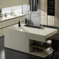 Image of Silestone Silken Pearl Kitchen 2 copy 200x200 1 in eternal-collection - Cosentino