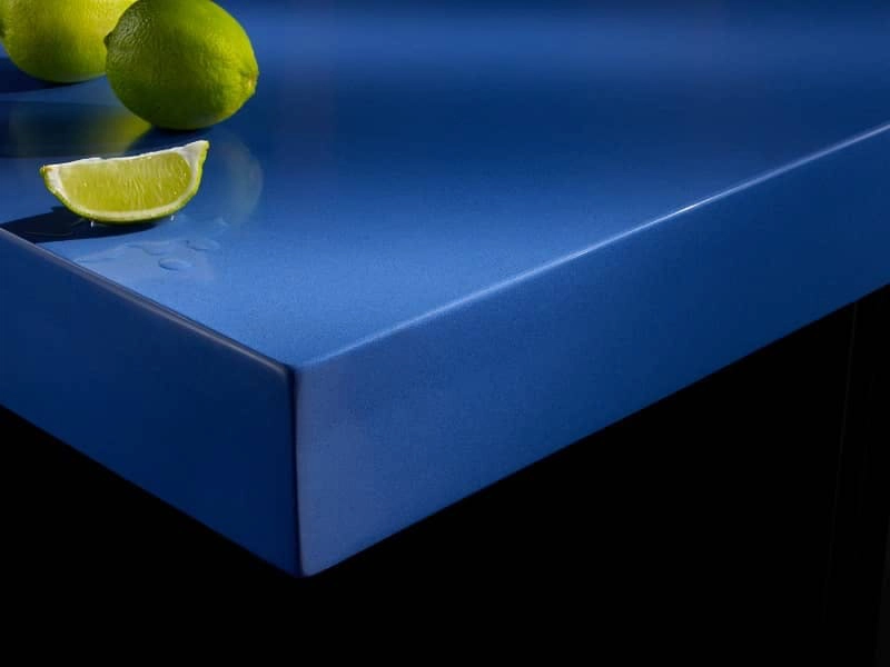 Image of encimera cocina azul 1 in blue-kitchen-countertops - Cosentino