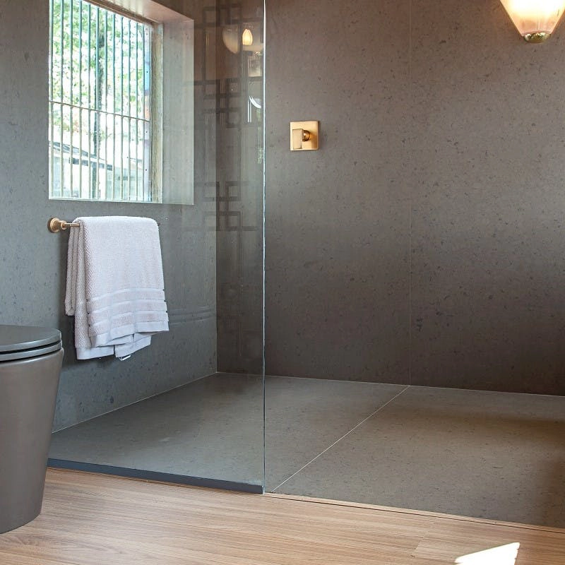 Image of plato ducha gris madera bano 1 in gray-shower-trays - Cosentino