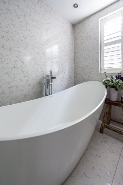 Image of amandalamb bathroom 1 in TV Presenter and Property Expert Amanda Lamb Updates London Home with Silestone - Cosentino