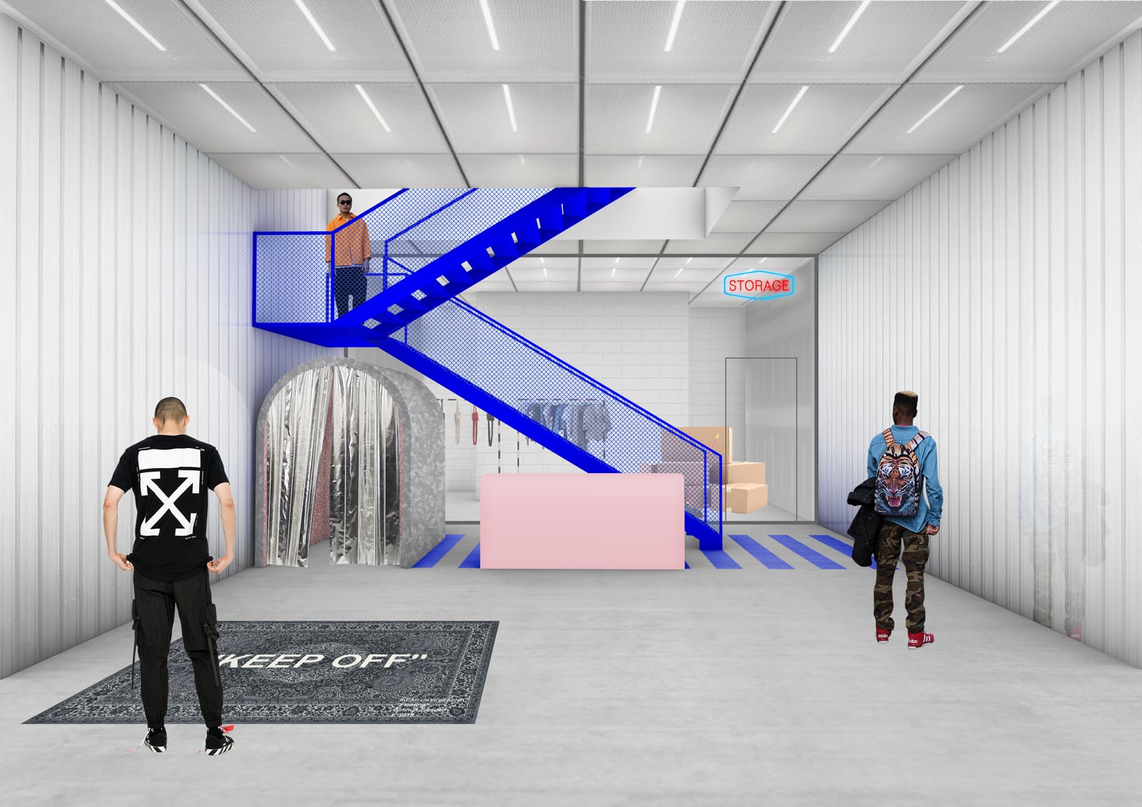 Image of 20210726 OMA OffWhiteMiami 11.2 in Off-White Flagship Store - Cosentino