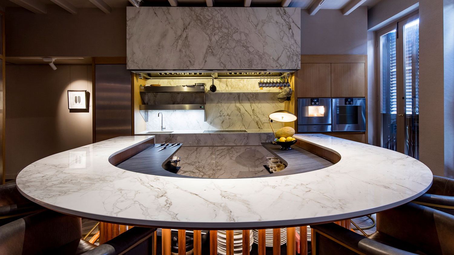 Image of Appetite Dekton 7 in Silestone, selected for the worktop of the Hyatt Regency’s demanding dining room for its extraordinary hygienic capabilities - Cosentino