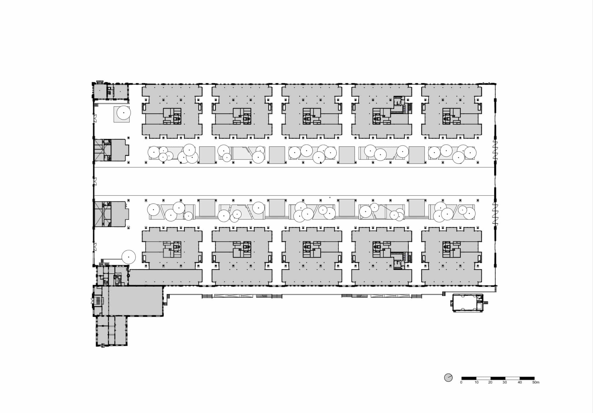 Image of Gare Maritime NeutelingsRiedijk PLG 00 floorplan BW page 0001 in Gare Maritime Brussels - Cosentino