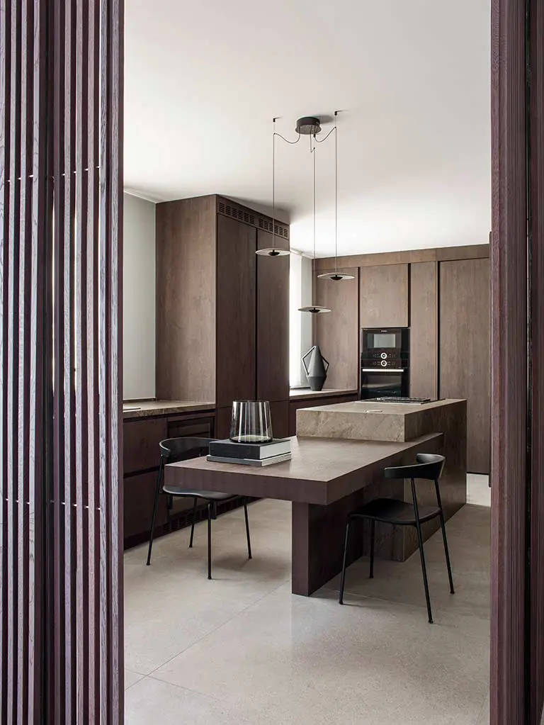 Image of FUENCARRAL 5 in Dekton Kira is the star of the kitchen in this Madrid flat that redefines the concept of luxury - Cosentino