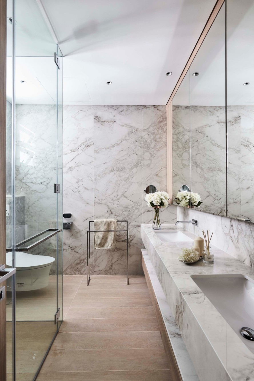 Image of Master Bathroom 2 in A house full of elegant and timeless contrasts - Cosentino