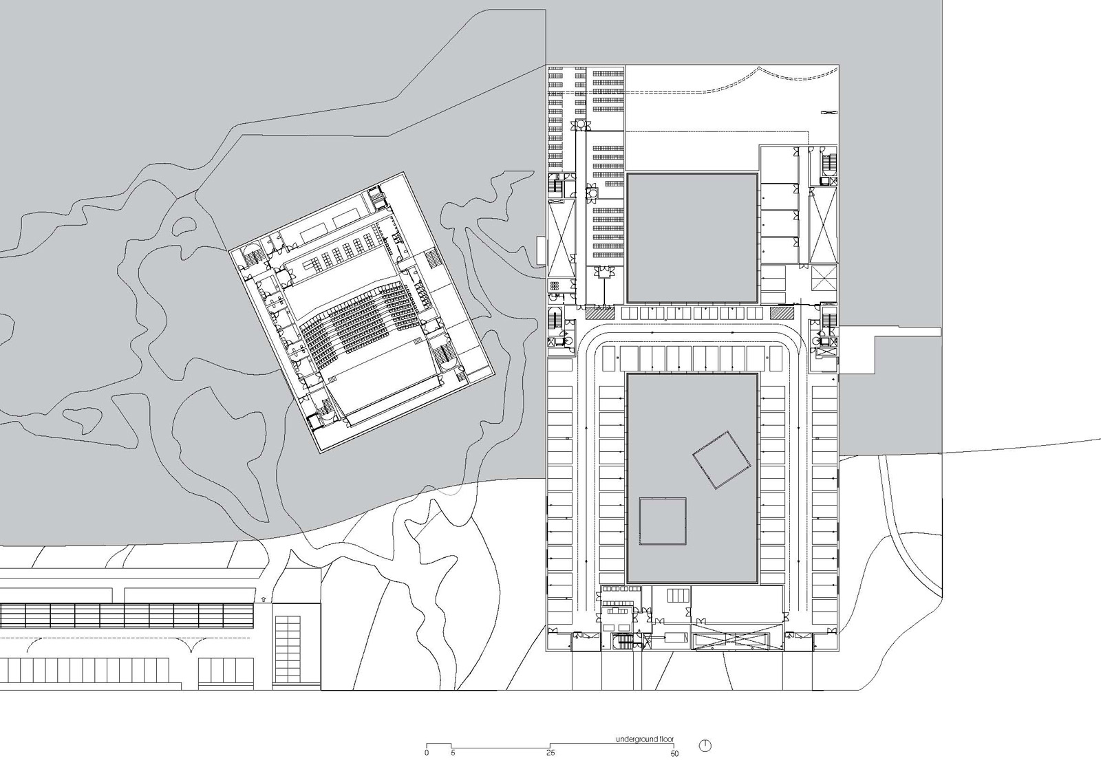 Image of 20220818 AlcoleaTarrago UniversidadMalaga Plans 3 in Pabellón de Gobierno de la Universidad de Málaga - Cosentino