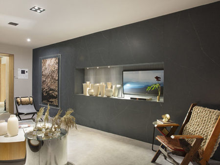 Image of Cosentino Living Revestimiento in Living room - Cosentino