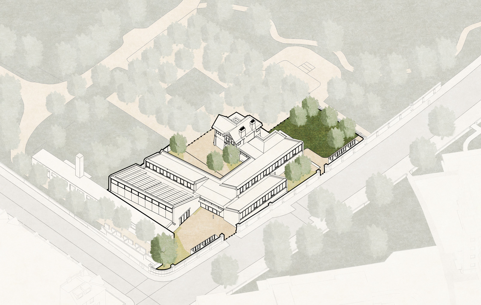 Image of 20220927 MaeArchitects SandsEnd Plans 3 in Sands End Arts & Community Centre - Cosentino