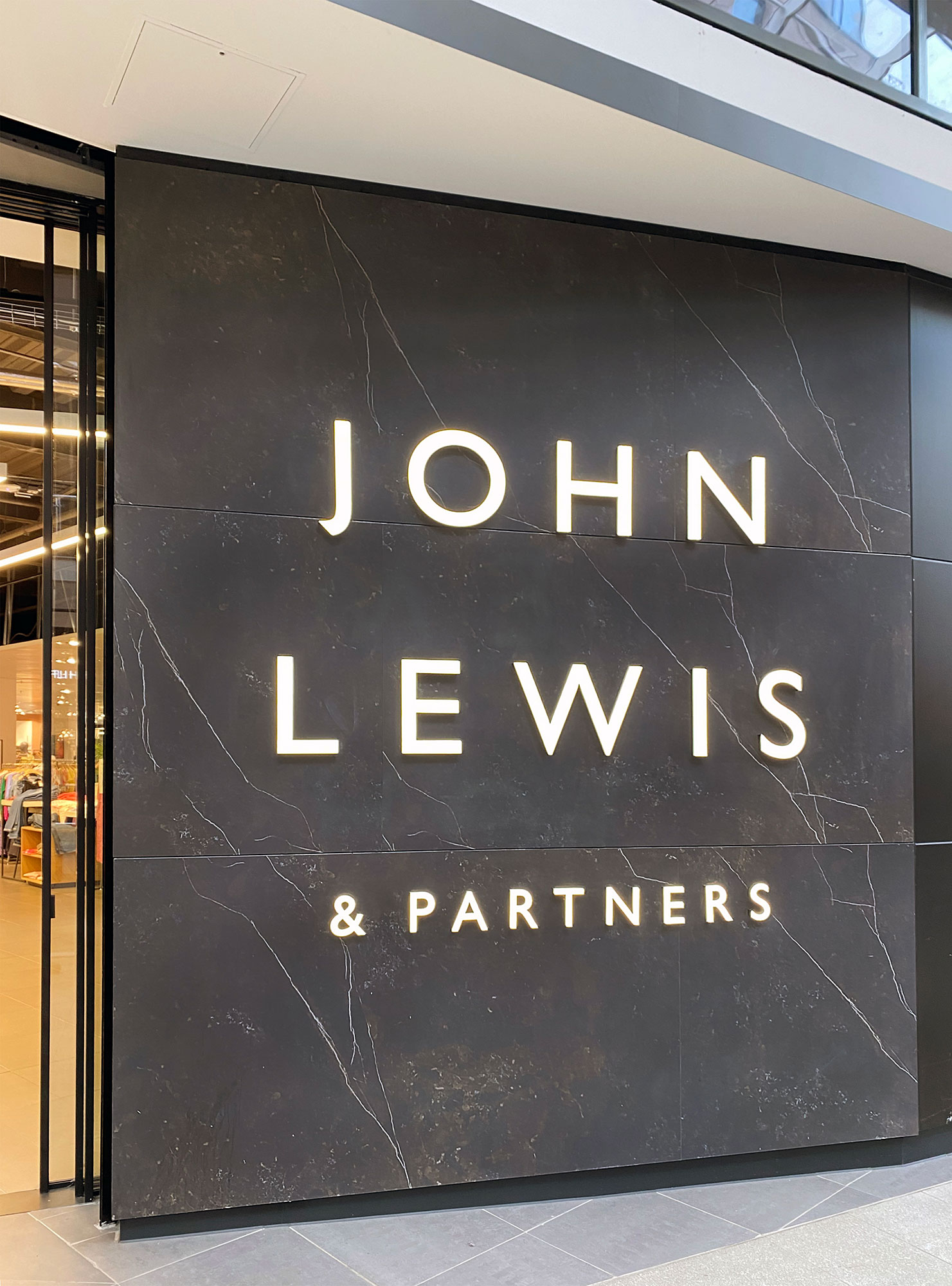 Image of John Lewis Facade in A luxury façade for the new John Lewis shop in Edinburgh - Cosentino
