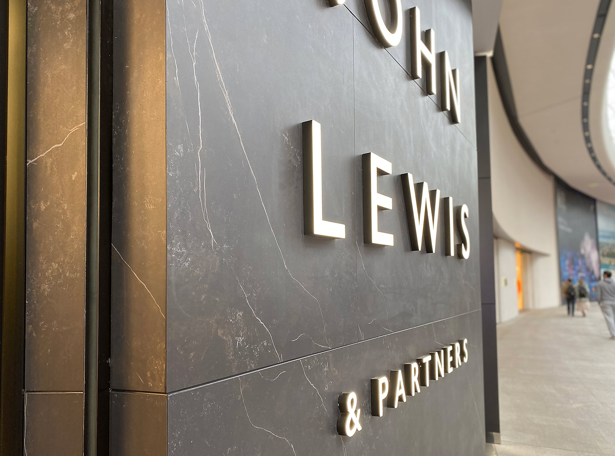 Image of John Lewis Facade 2 in A luxury façade for the new John Lewis shop in Edinburgh - Cosentino