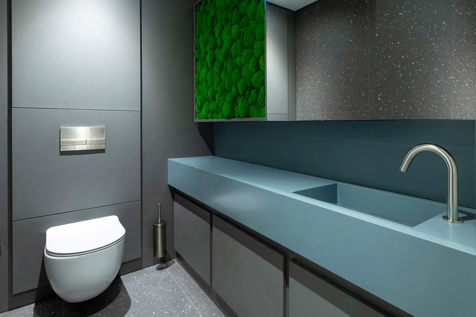 Image of superloos 1 in Sustainable washbasins in Mediterranean colours and modern design for the groundbreaking Superloo bathrooms - Cosentino