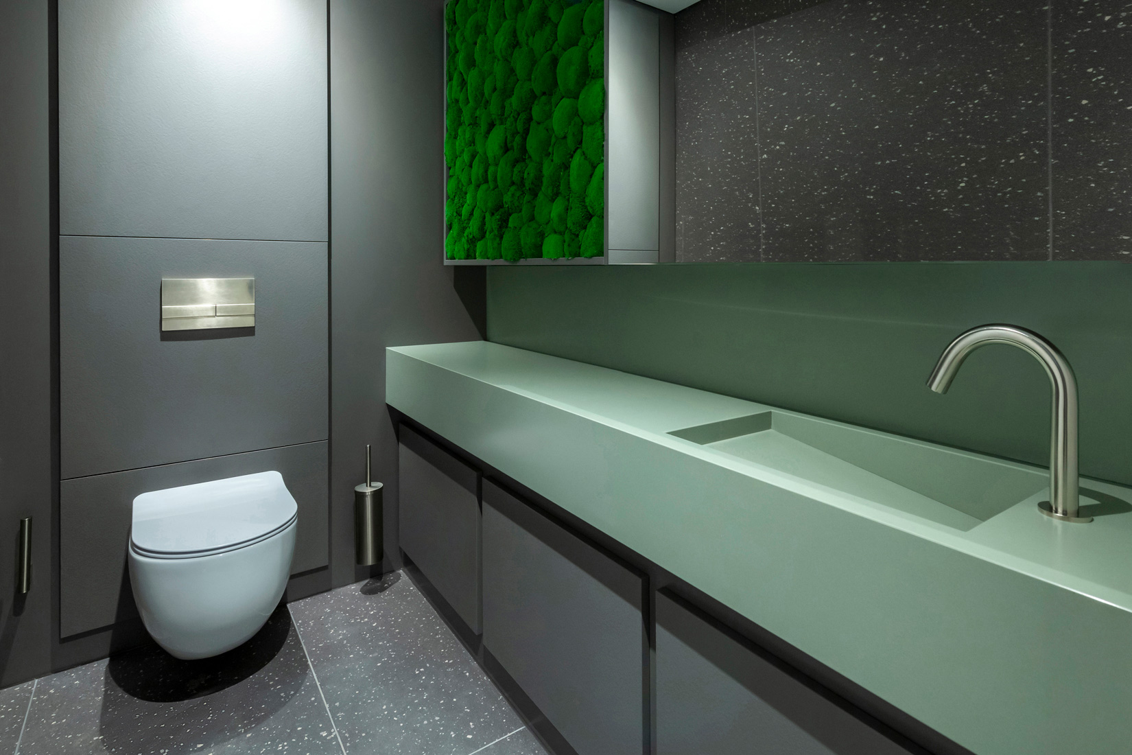 Image of superloos 5 in Sustainable washbasins in Mediterranean colours and modern design for the groundbreaking Superloo bathrooms - Cosentino