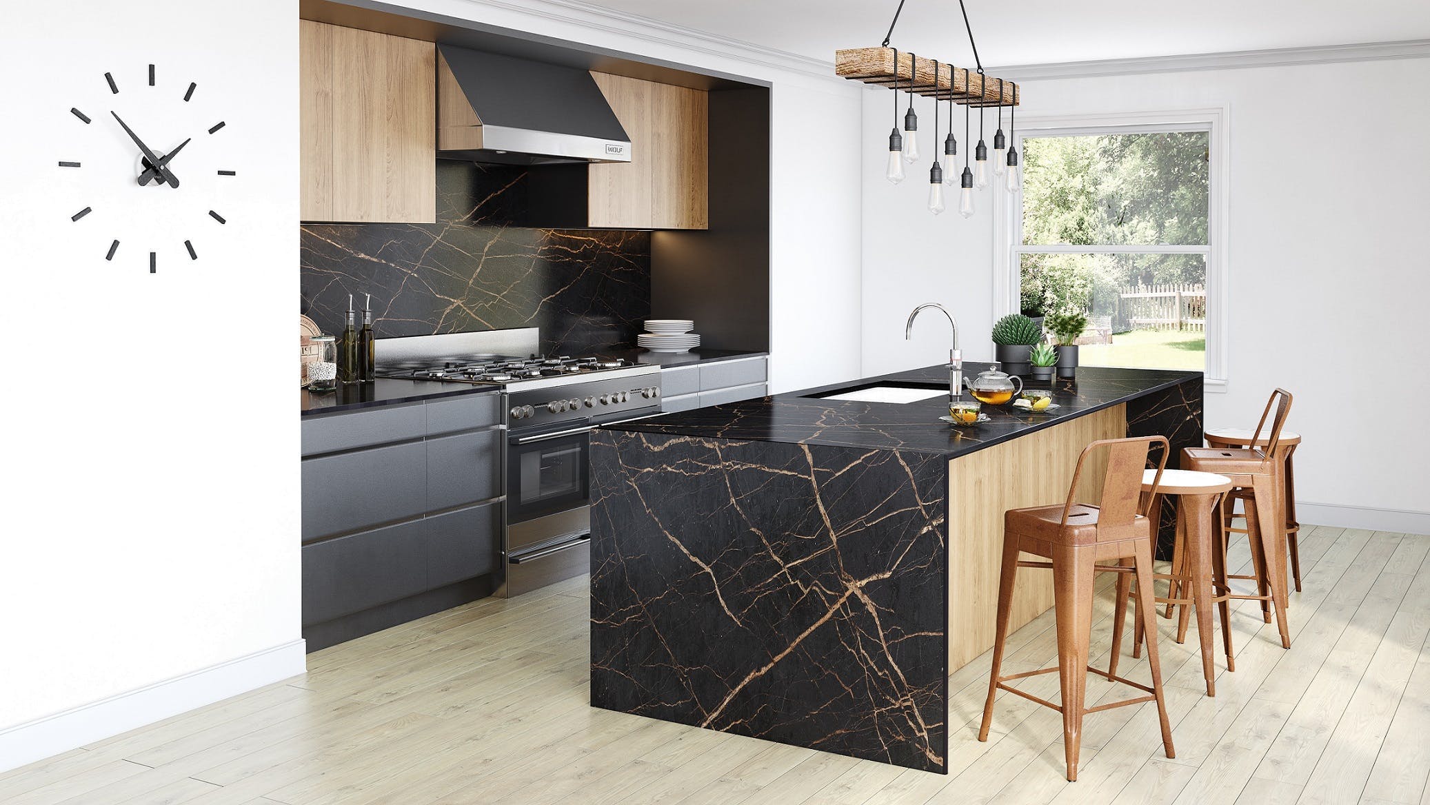 Image of Dekton Avant Garde Laurent Kitchen in What should a kitchen budget include? - Cosentino