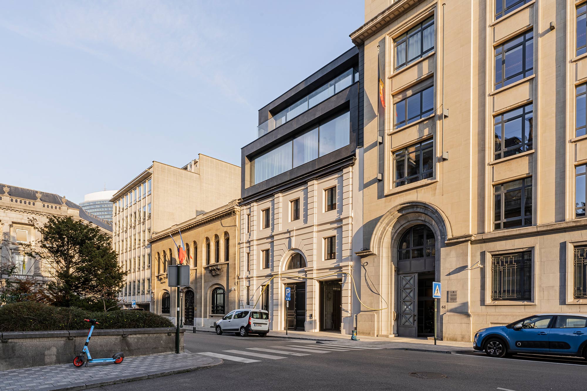 Image of TheDuke LR 16 in Reflections in Dekton: the renovation of the classicist building The Duke in Brussels - Cosentino