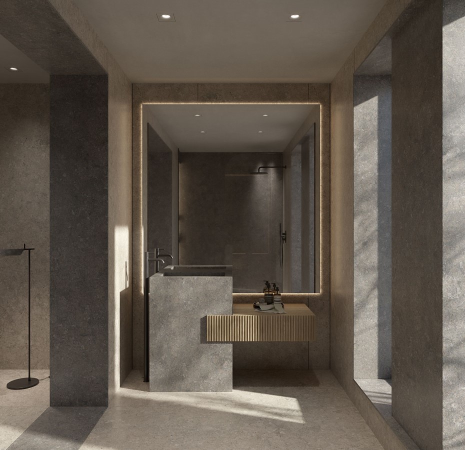 Image of c bath studio pietra kode collection 1 in Bathrooms - Cosentino