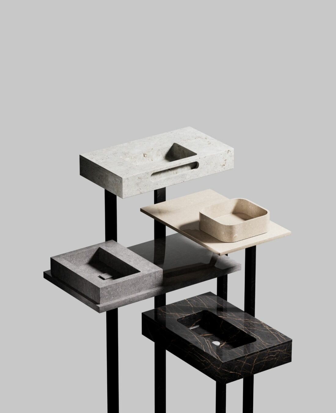 Image of washbasins in Vanities  - Cosentino