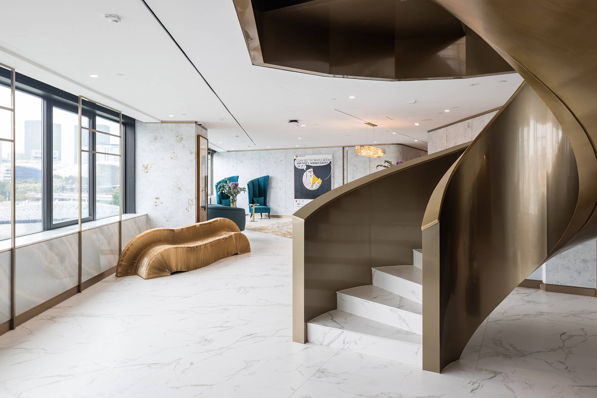 Image of TSMP DP Architects Finbarr Fallon 05 in {{Dekton Aura fills the sophisticated spaces of a leading Singapore-based law firm}} - Cosentino