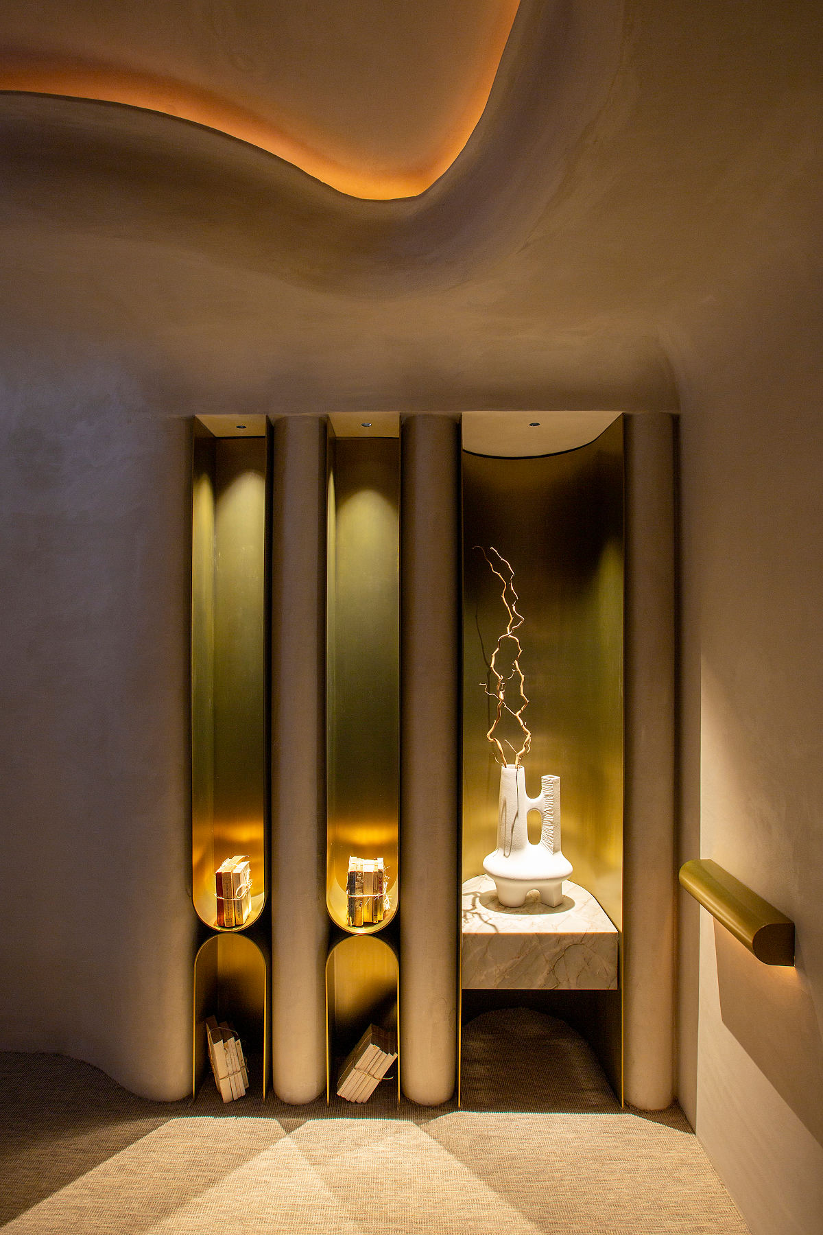 Image of casa decor 2023 espacio conceptual juka 04 in A lounge for relaxation and calm - Cosentino