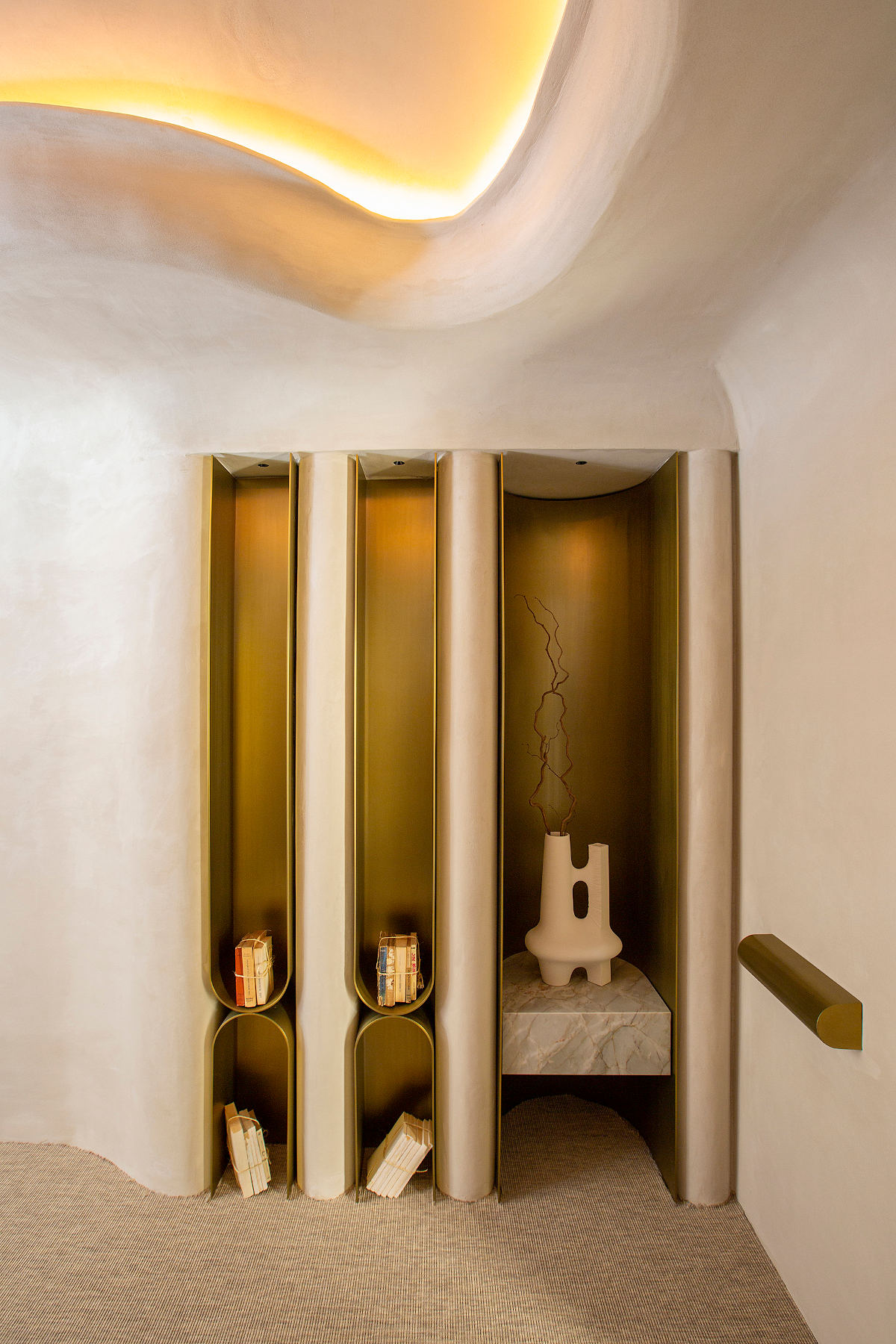 Image of casa decor 2023 espacio conceptual juka 05 in A lounge for relaxation and calm - Cosentino