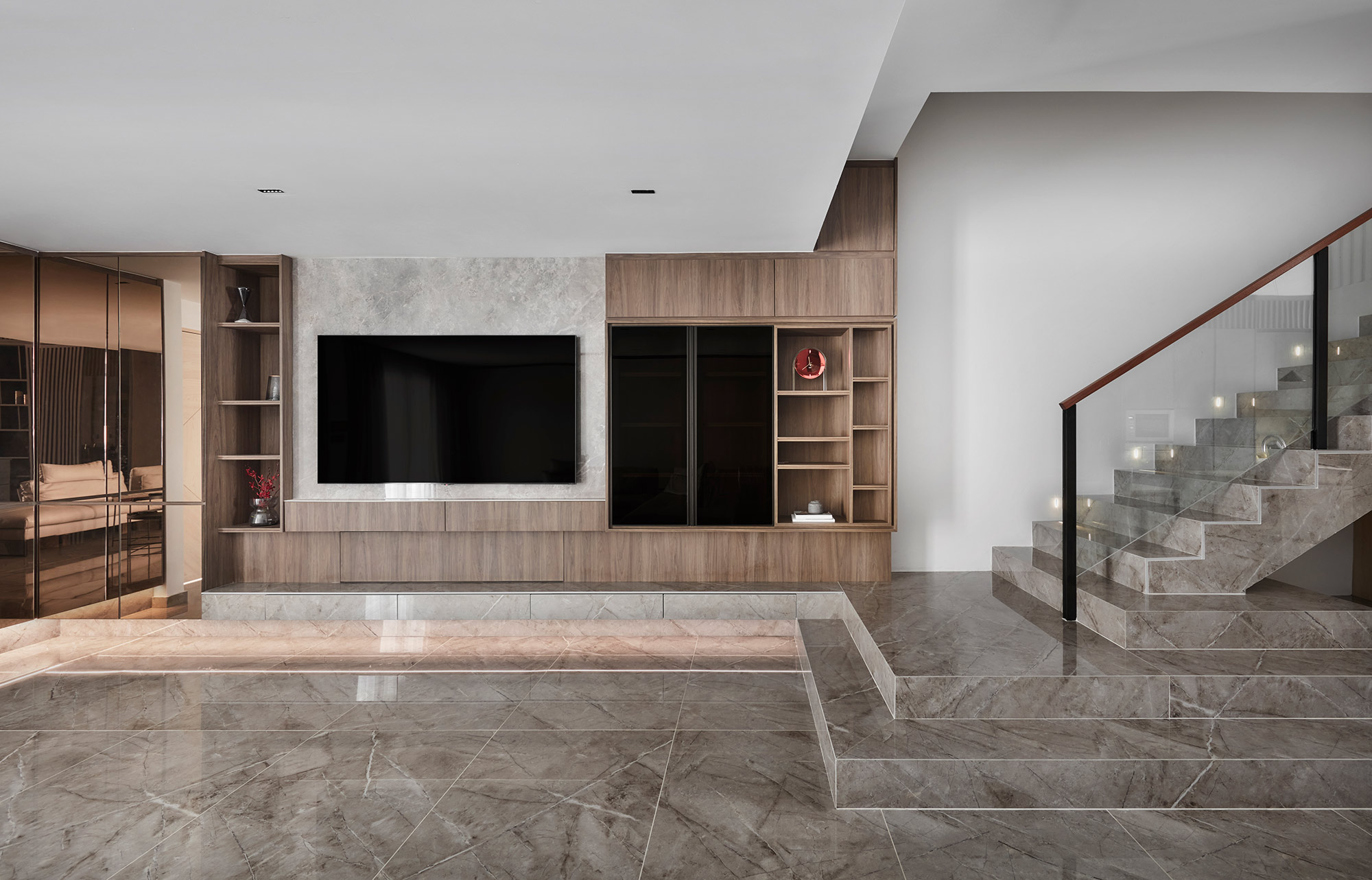 Image of Residential Home by Design Zage 4 1 in A minimalist, sculptural and unique kitchen thanks to Sensa natural stone - Cosentino