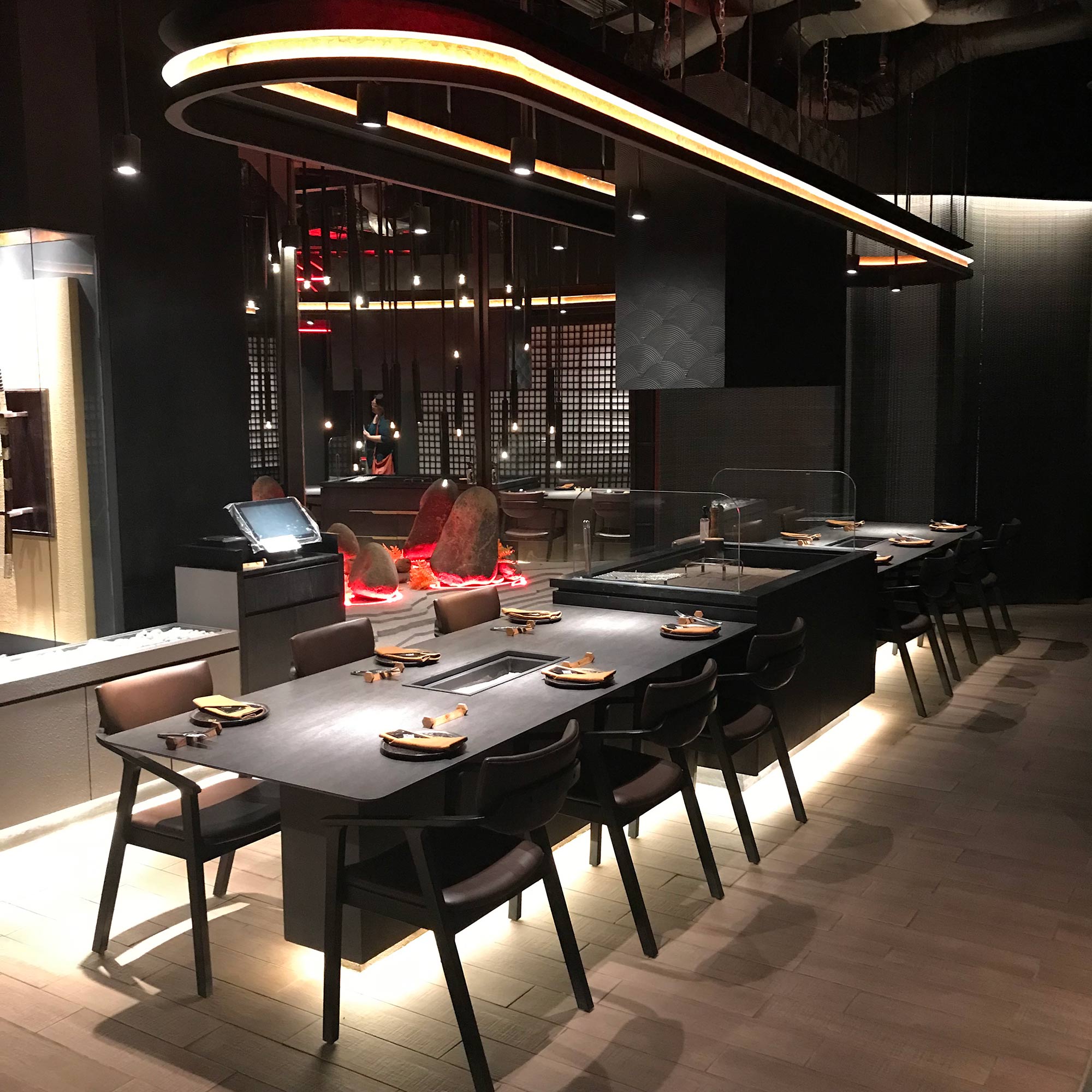Image of Sohichiro Restaurant 1 in High-end homes with a modern design and durable materials - Cosentino