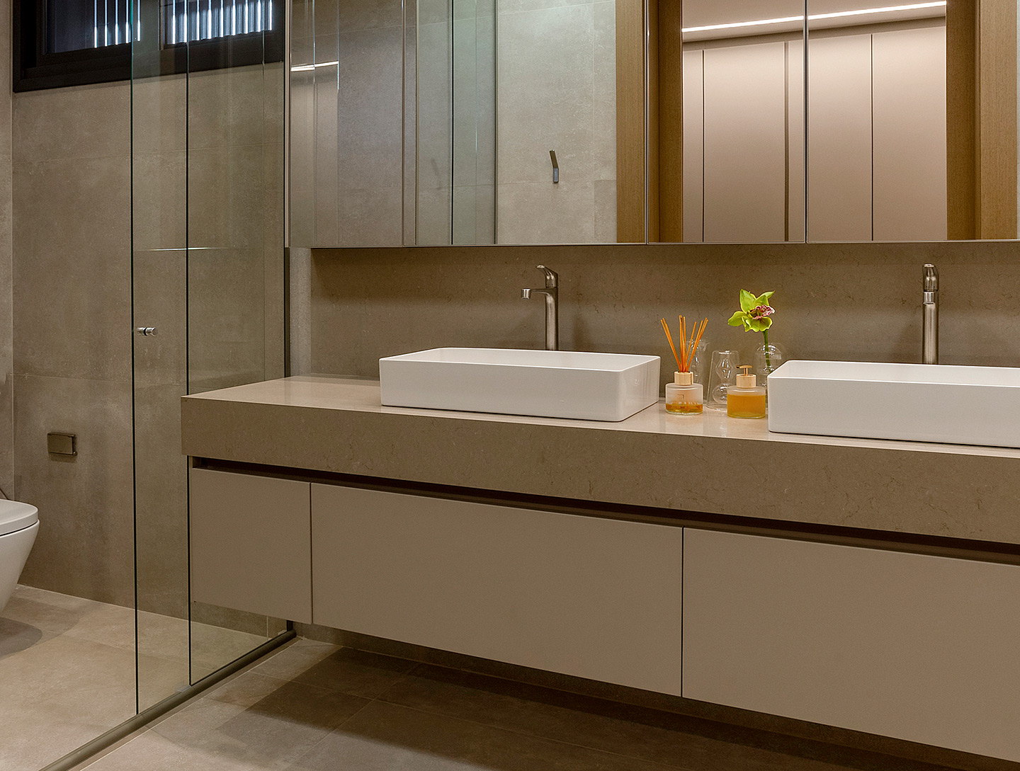 Image of casa g g cover in Two full-fledged bathrooms covered by Dekton at Ben Adams - Cosentino