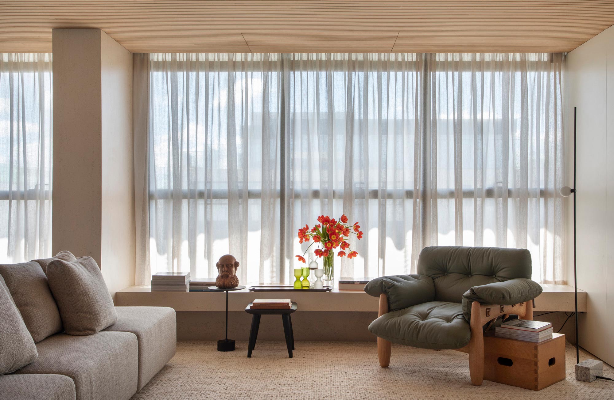 Image of cobertura bsb sainz arquitectura 20 in Livings Room - Cosentino