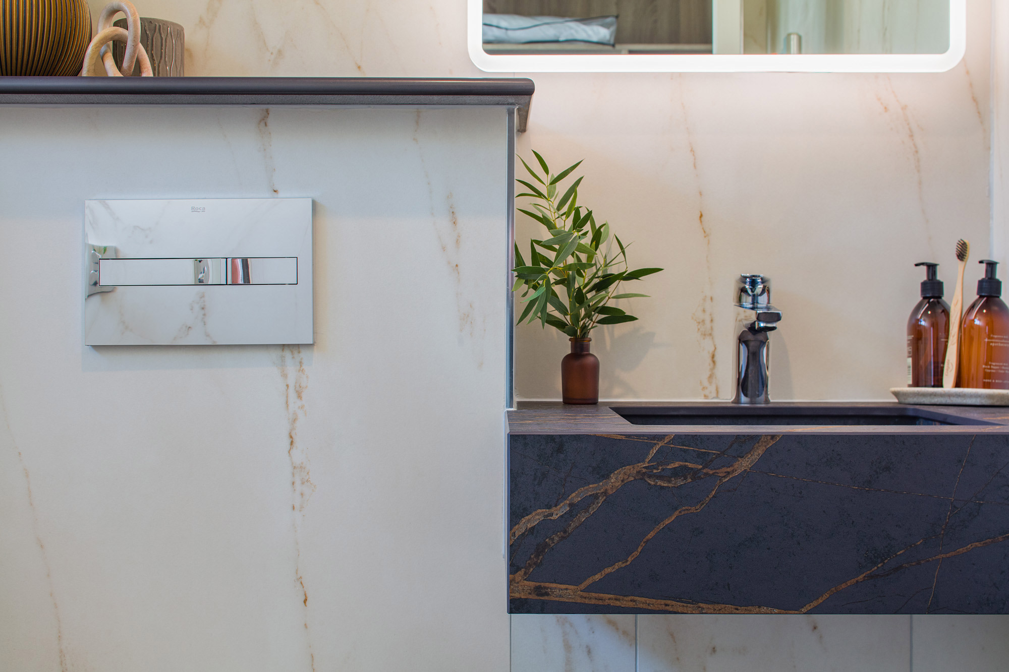 Image of Cosentino Rochestown Lodge web 18 in The Resilient House: the bathroom by MUT Design that evokes Roman baths and nods to stone quarries - Cosentino