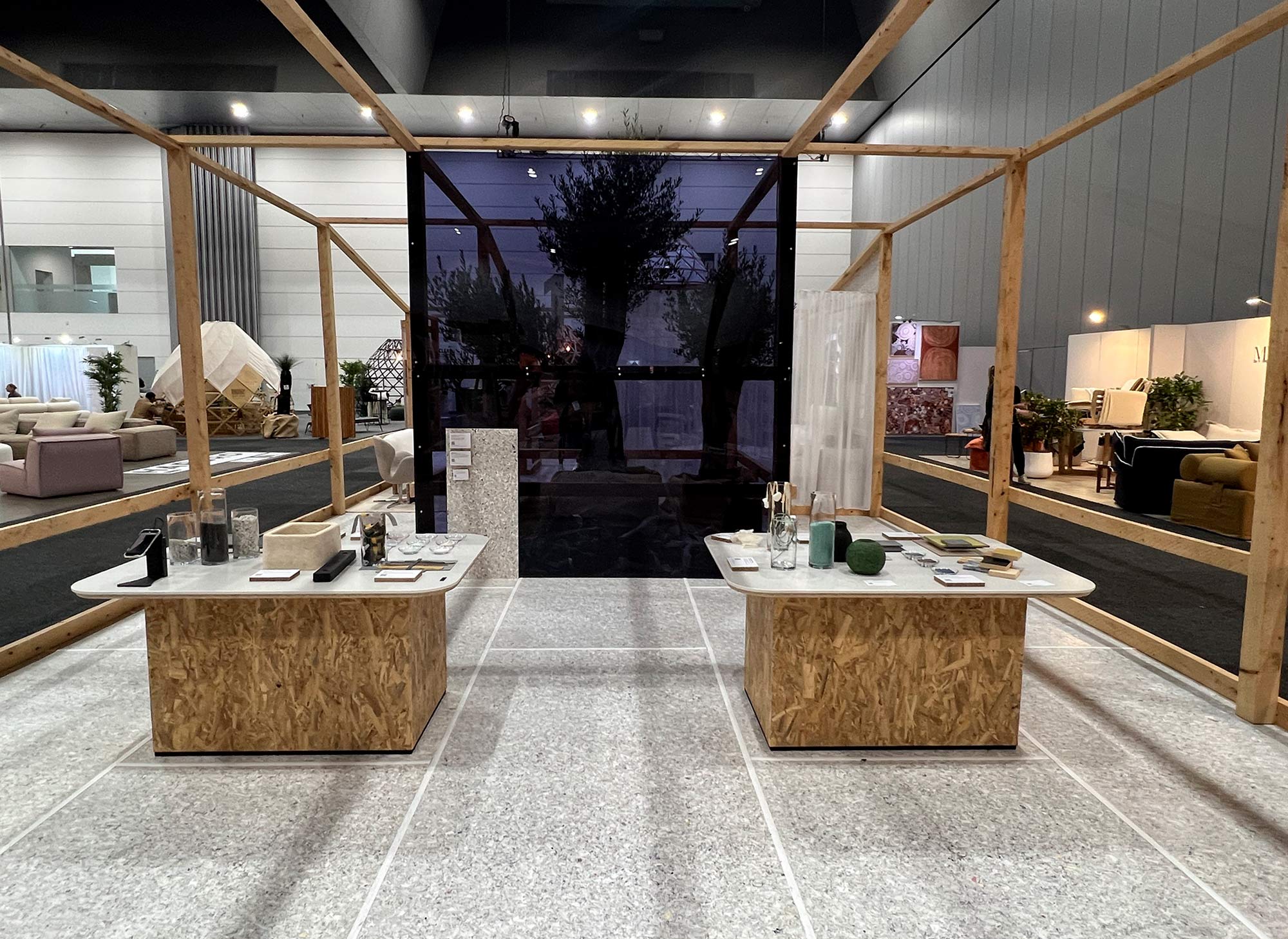 Image of Green Design Hub4 in Stone is poetic: nature, craftsmanship and sensitivity come together at the Cosentino stand at Marbella Design & Art 2022 - Cosentino