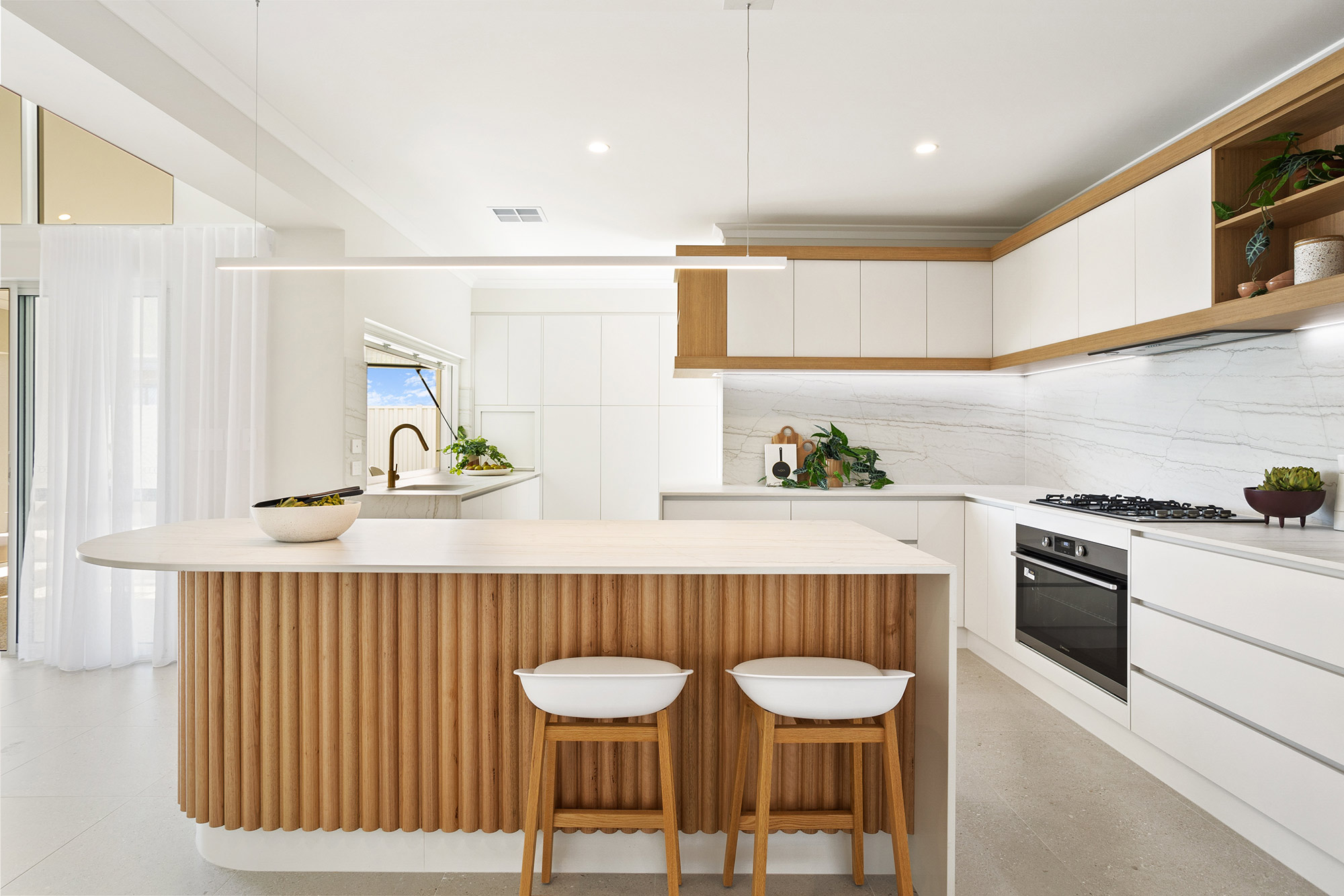 Image of Marley Display Home 4 in An ‘eco-chic’ kitchen with the naturalness of Silestone as its key feature - Cosentino