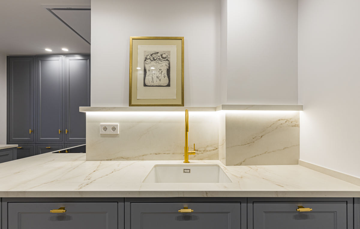 Image of Albertomarin photo 4 in Dekton’s most elegant colours grace this modern flat in a classic style - Cosentino
