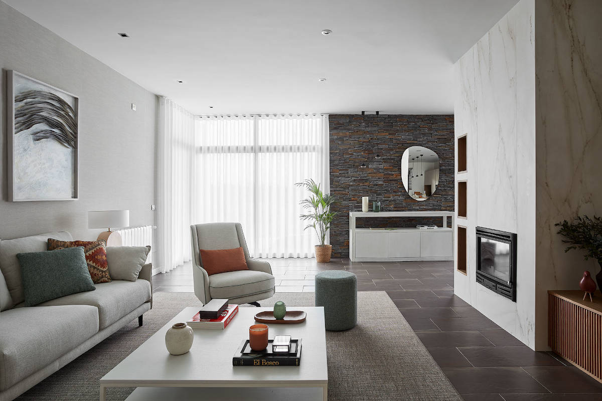 Image of CS Antas in Nature inspired this contemporary home by Semmelmann Interiors  - Cosentino
