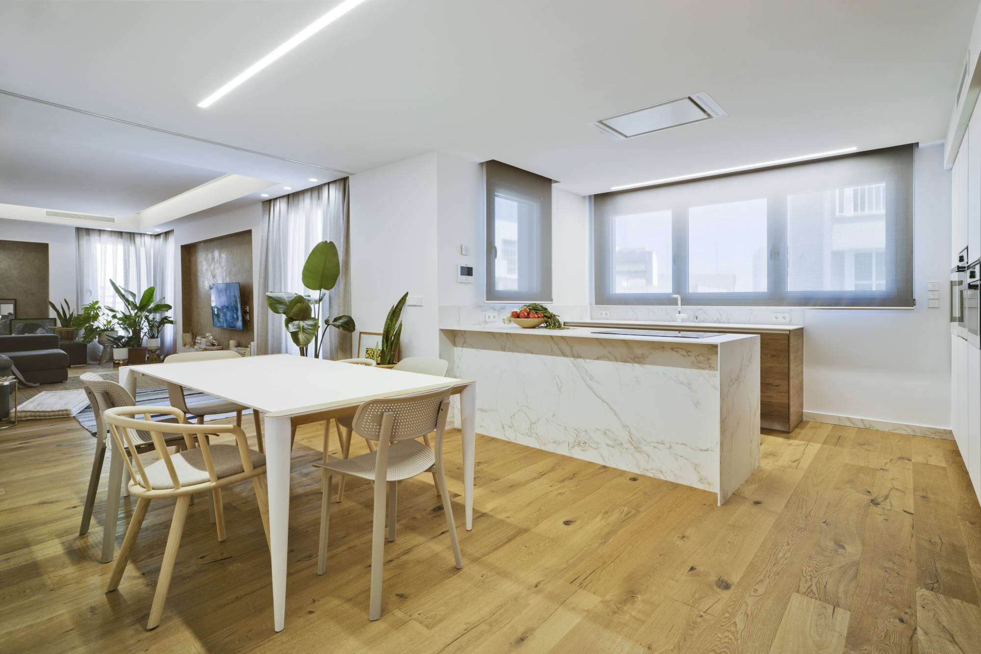 Image of PMC in Spaciousness, functionality and Dekton for the kitchen of this house in Murcia - Cosentino