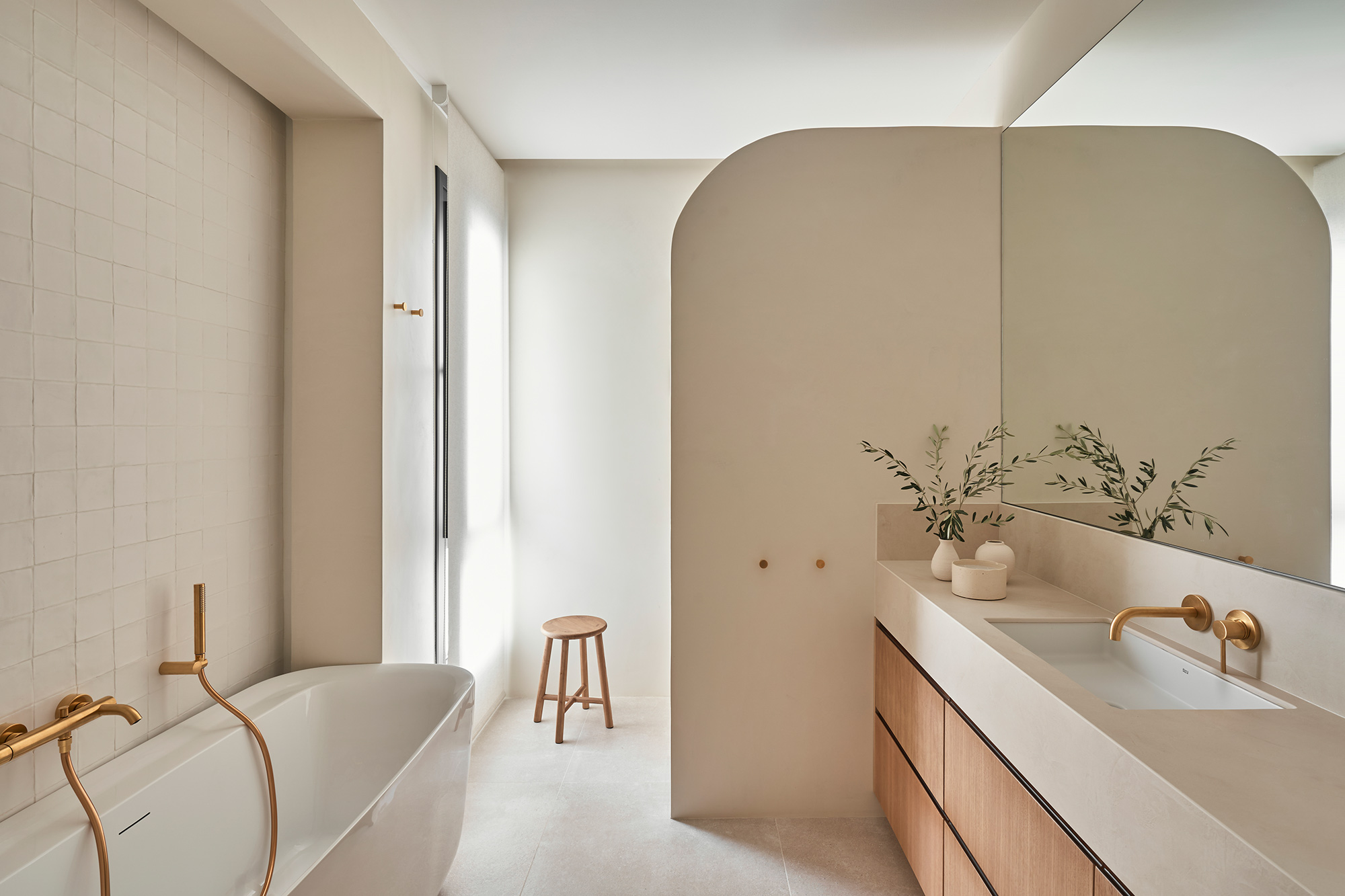 Image of 231107 NOBO ESTUDIO FREGENAL DE LA SIERRA © Javier Bravo 0625 in Cosentino was the perfect solution for the beautiful and functional kitchen and bathrooms in this lovely Sydney home - Cosentino