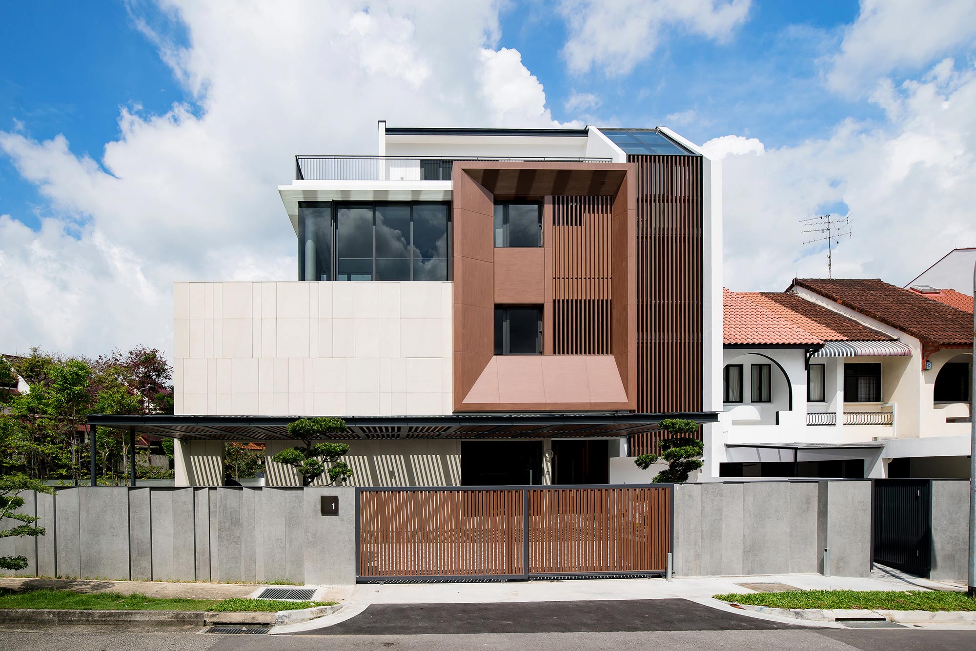 Image of fudu park 1 1 in In the search for the perfect colour for this house in Singapore, Cosentino came up with the solution - Cosentino