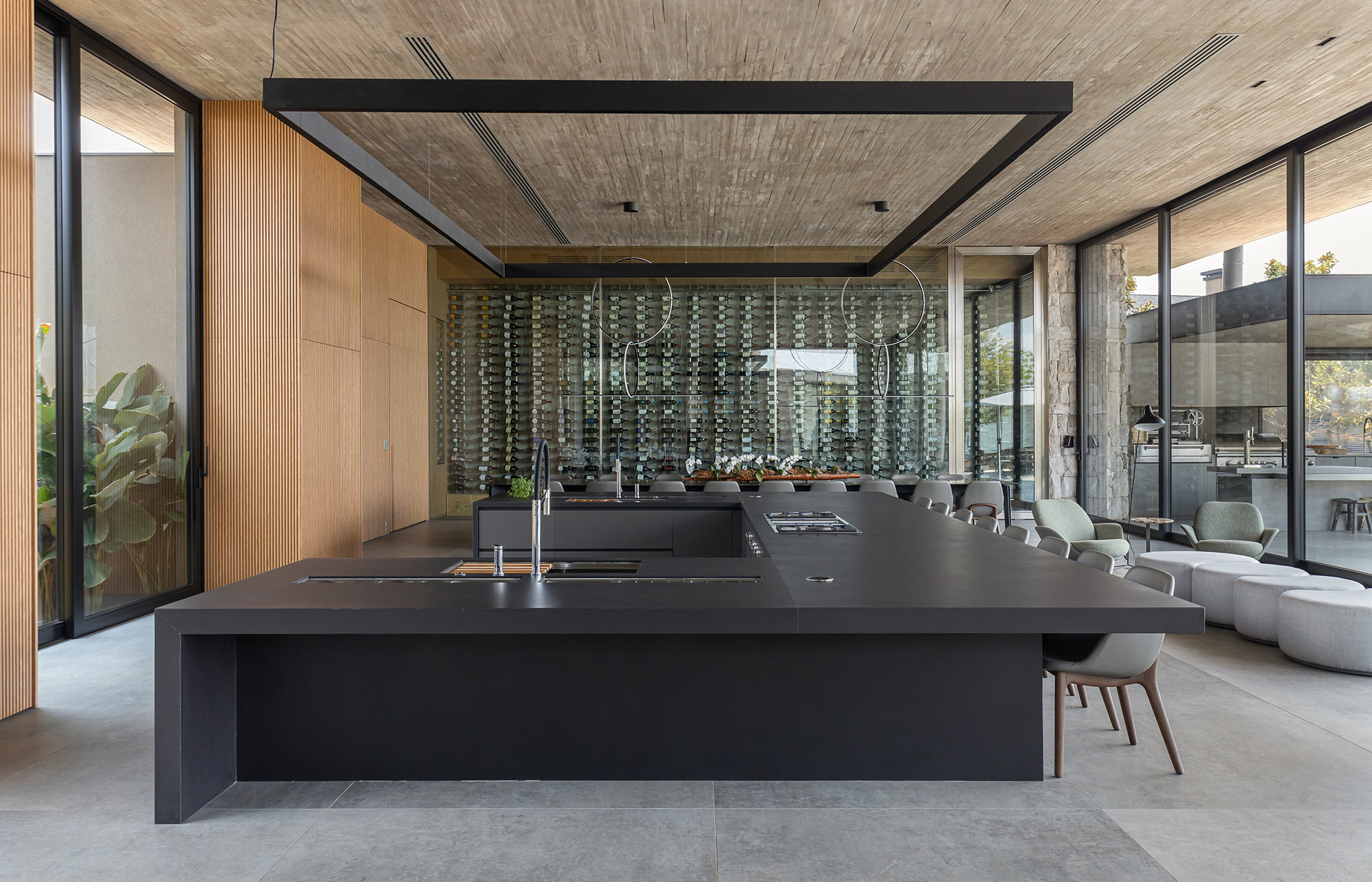 Image of Casa Hectares Dourados 14 in A home that embraces minimalism in a well-understood way with Dekton Pietra Kode - Cosentino