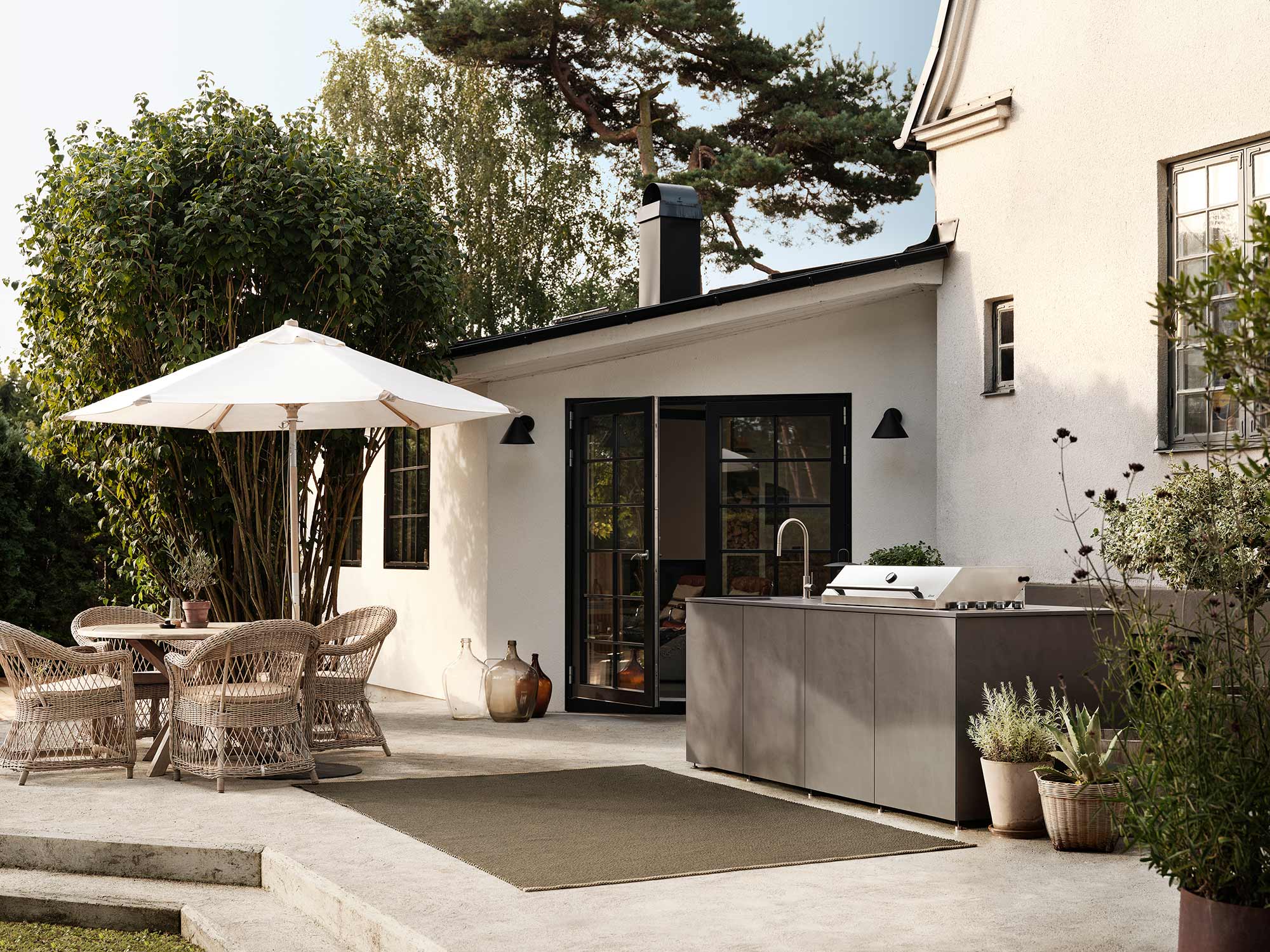 Image of Ballingslov Outdoor kitchen 11 in Cosentino and Ballingslöv AB in collaboration during Stockholm Design Week to launch a new outdoor kitchen - Cosentino