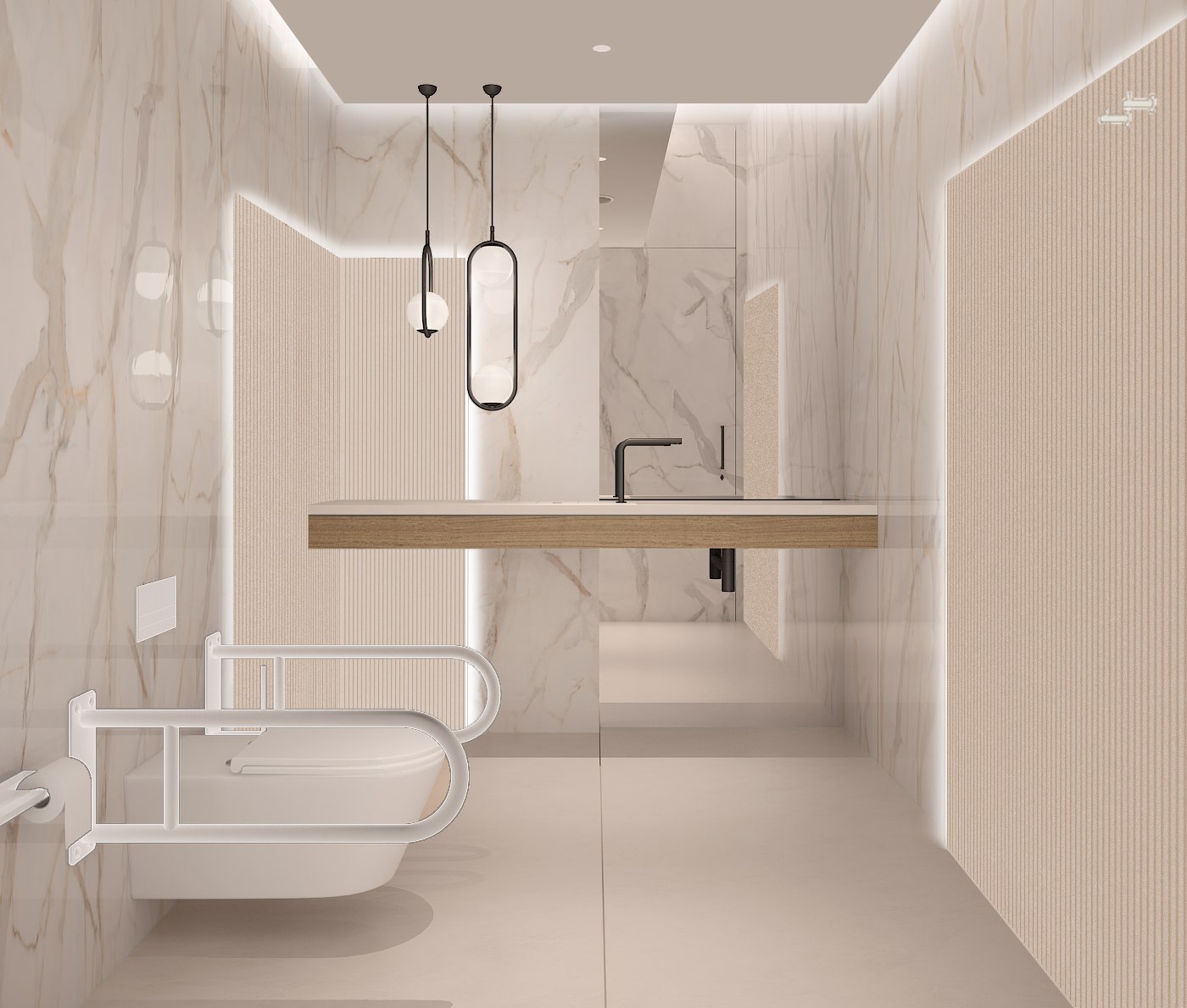 Image of INT 09 Bathroom M retocado in Bilbao - Cosentino