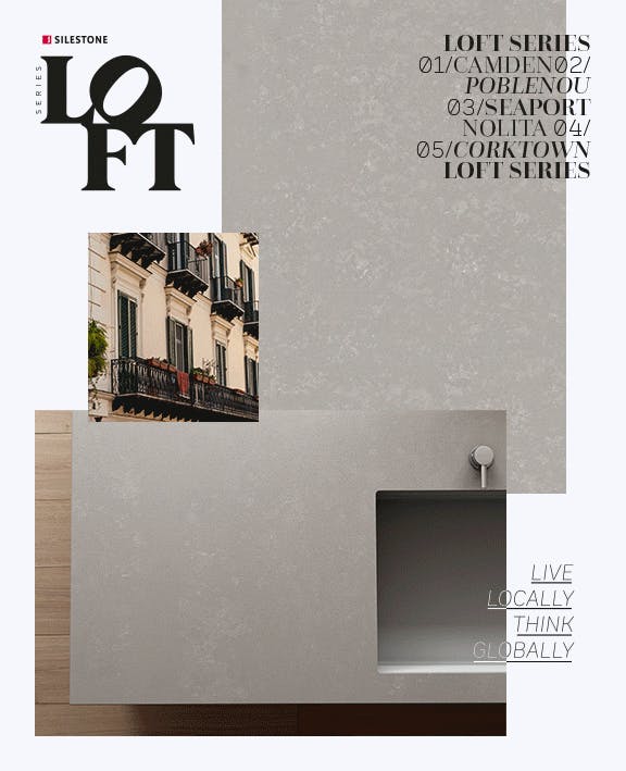Numéro d'image 33 de la section actuelle de Cosentino présente "Silestone® Loft" avec l'innovation HybriQ+ de Cosentino France