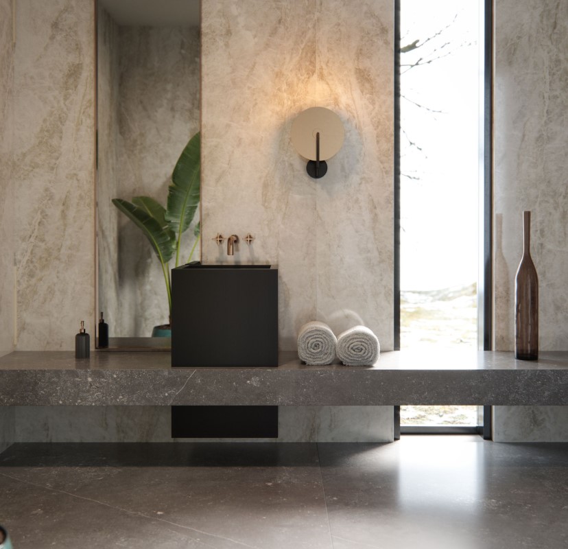 Image of c bath studio contemporaneo in Vonios kambariai - Cosentino
