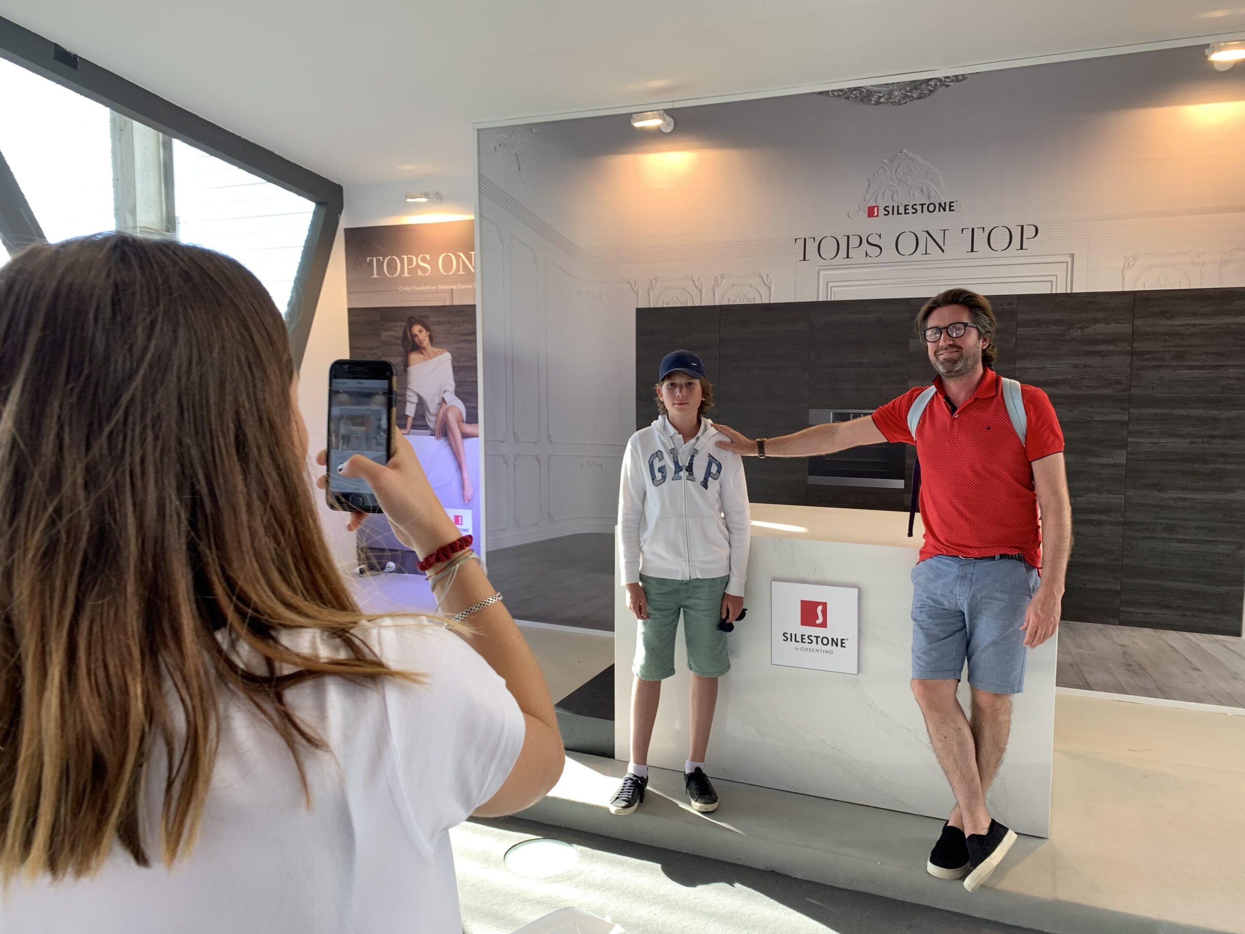 Image 44 of Accion Tops On Top de Silestone en MMO 2019 1 1 scaled in Dekton® stars at the Mutua Madrid Open - Cosentino