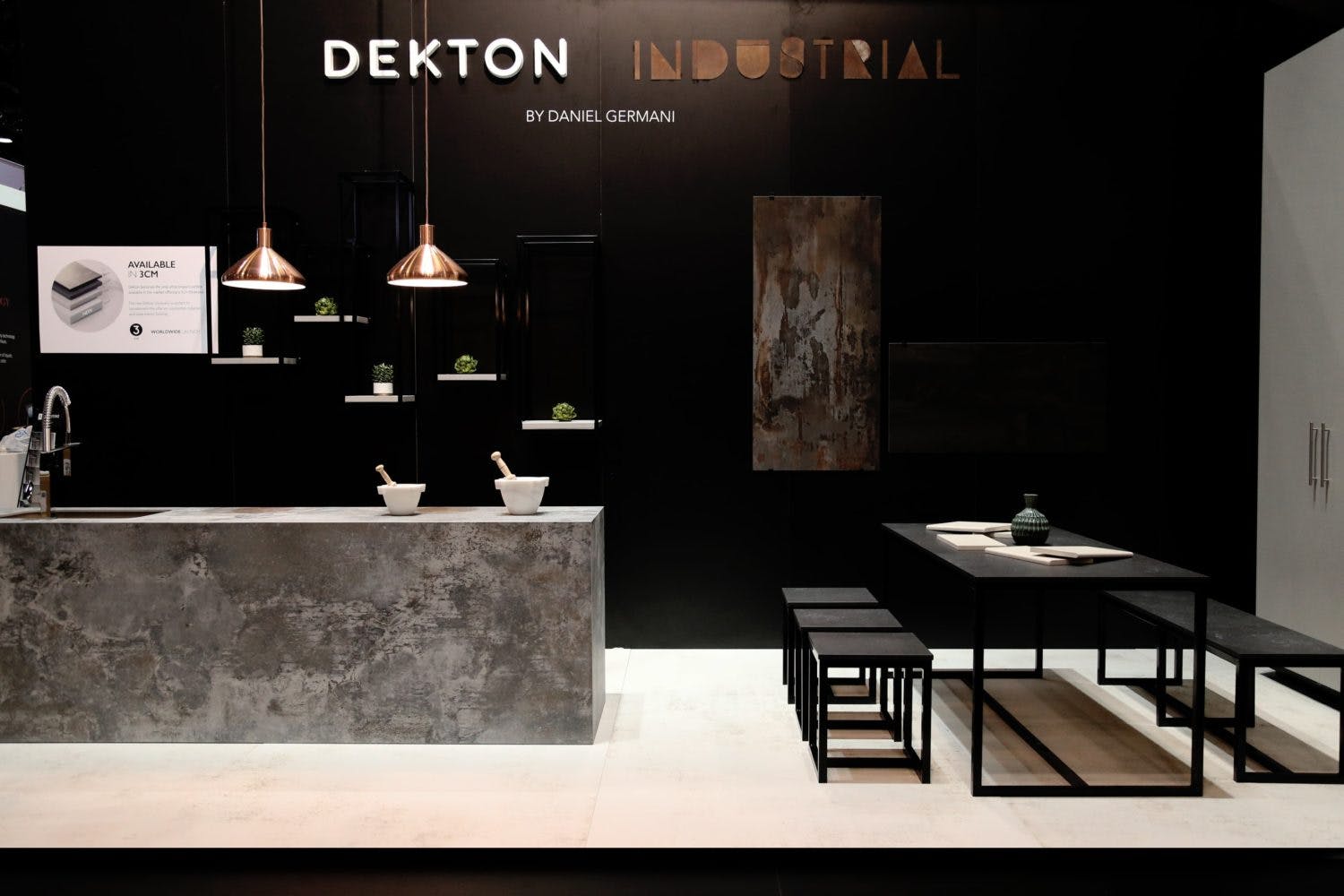 Image 34 of Dekton Industrial Stand Cosentino KBIS 2018 lr 1500x1000 5 in Cosentino presents its novelties at Swissbau and at IDS - Cosentino
