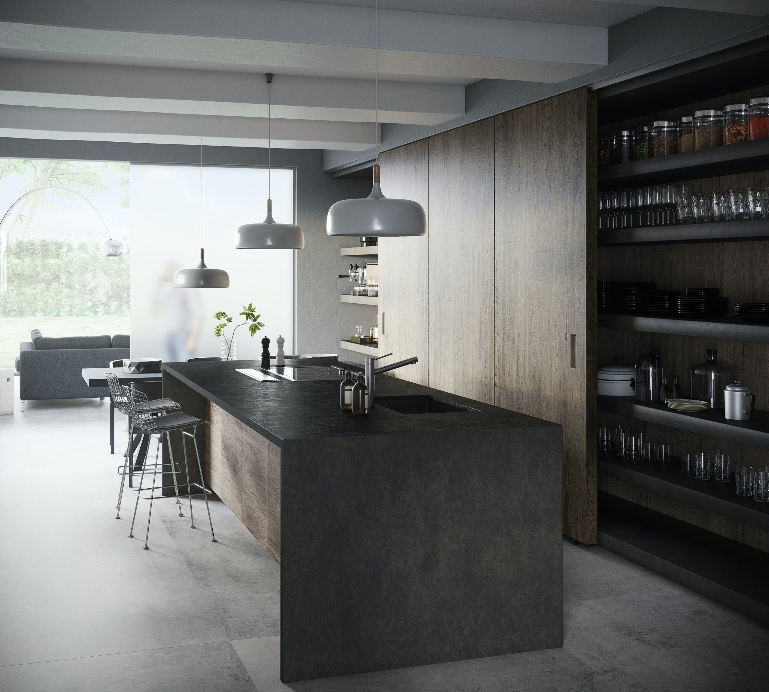 Image 33 of Dekton Kitchen Milar Resized 1 scaled 1 in How to organise your kitchen and keep it that way - Cosentino