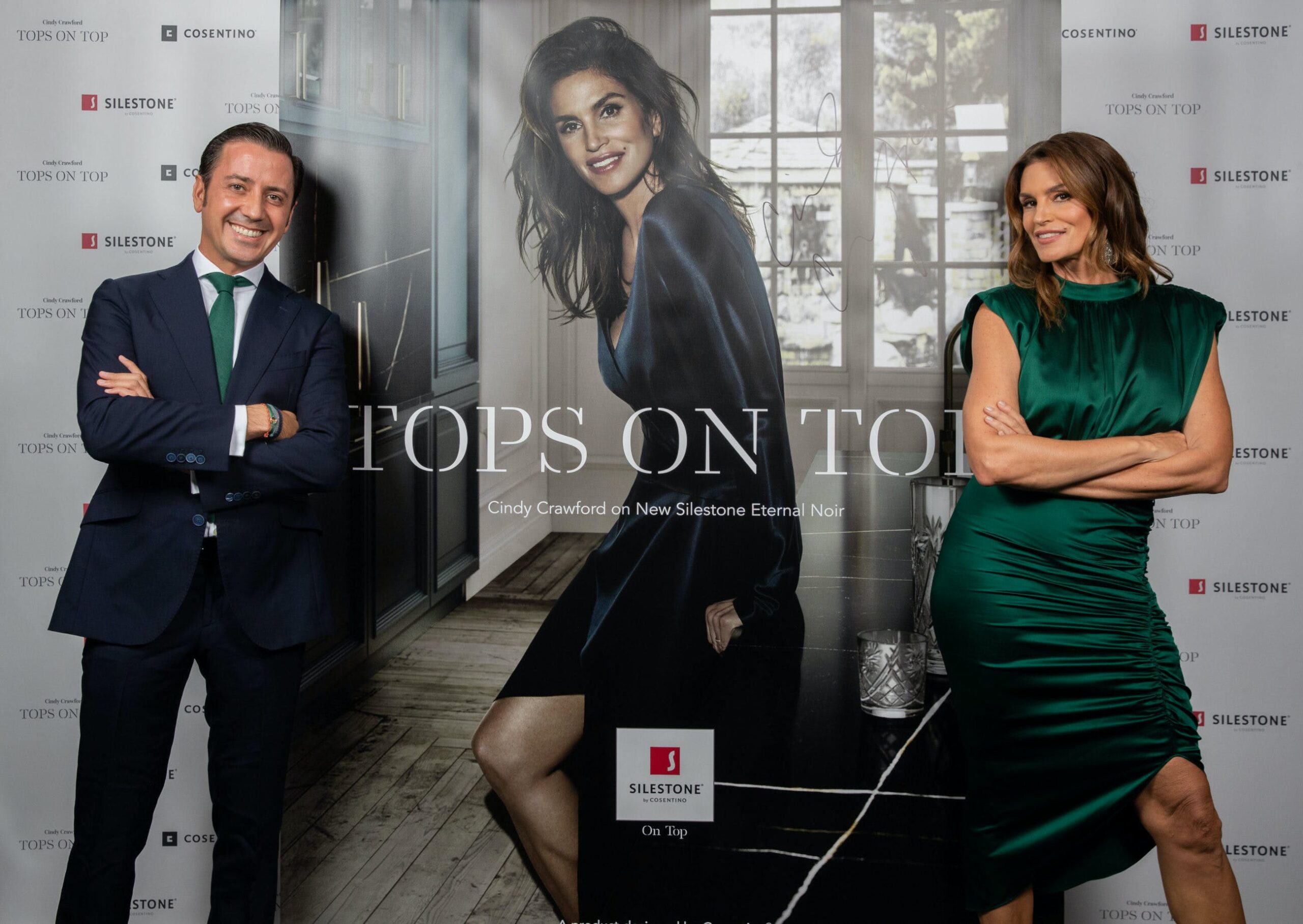 Image 33 of Eduardo Cosentino y Cindy Crawford Tops On Top 2019 Londres 3 scaled in Silestone® Presents its New "Tops on Top 2019" Campaign Featuring Cindy Crawford - Cosentino