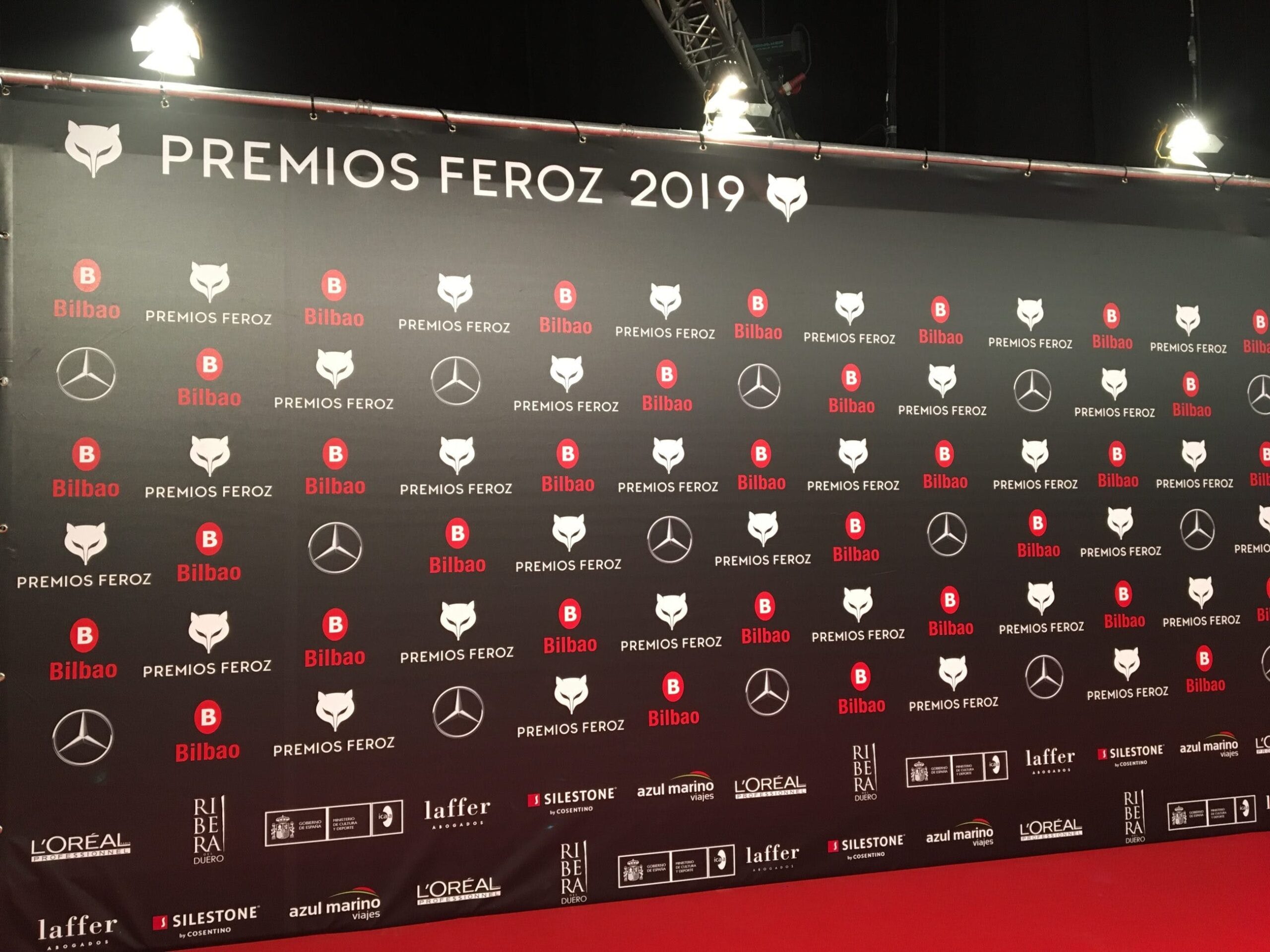 Image 33 of Photocall Premios Feroz 2019 Logo Silestone 1 1 scaled in Silestone® and 2019 Feroz Awards - Cosentino