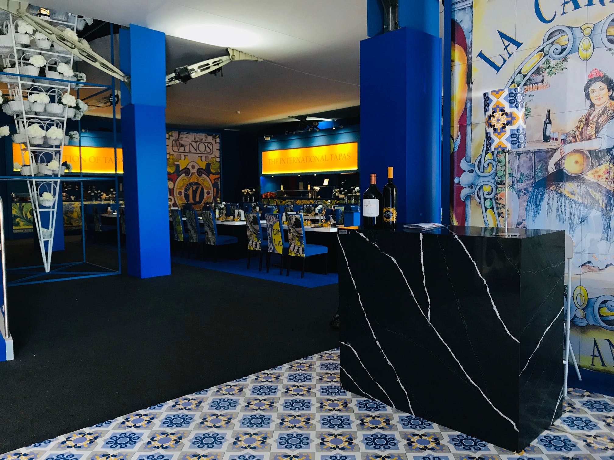 Image 45 of Restauracion VIP MMO 2018 Silestone Eternal Marquina 1 in Dekton® stars at the Mutua Madrid Open - Cosentino