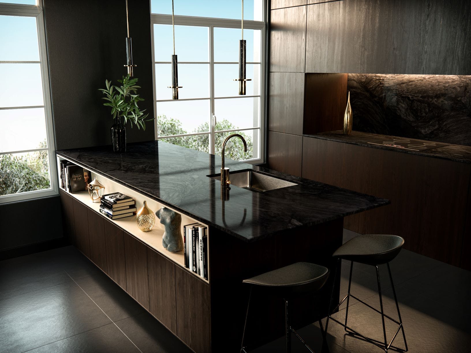 Image 33 of Sensa by Cosentino Nilo Kitchen countertops and backsplash 1 1 in Sensa by Cosentino® presents the new quartzite Nilo - Cosentino
